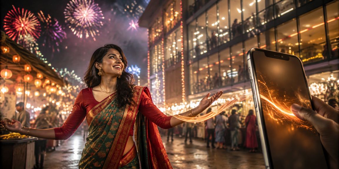 সিলেটের চা বাগানে মোবাইলে পেমেন্ট করছেন একজন ব্যবহারকারী